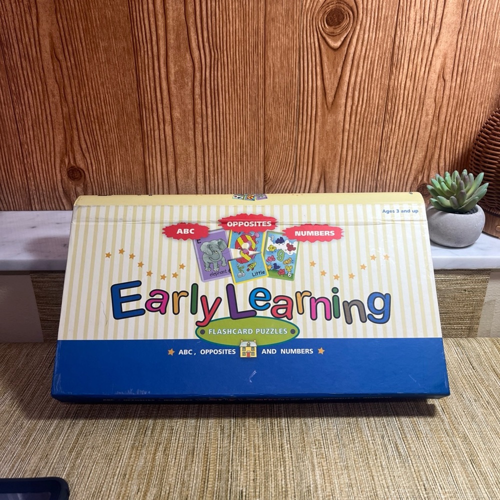 Early Learning Flashcard Puzzles - ABC, Numbers, Opposites